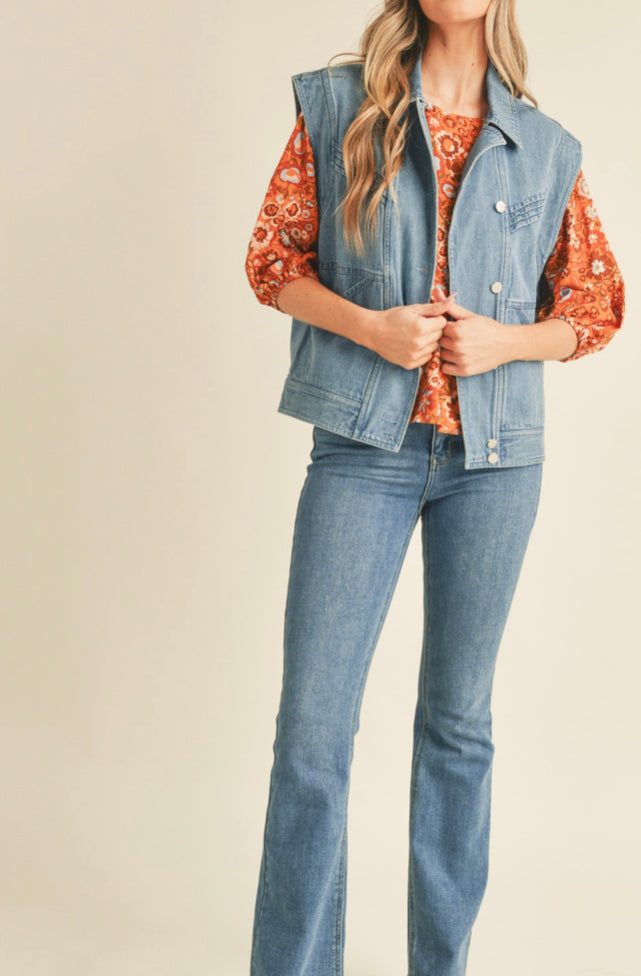 Haley Denim Vest