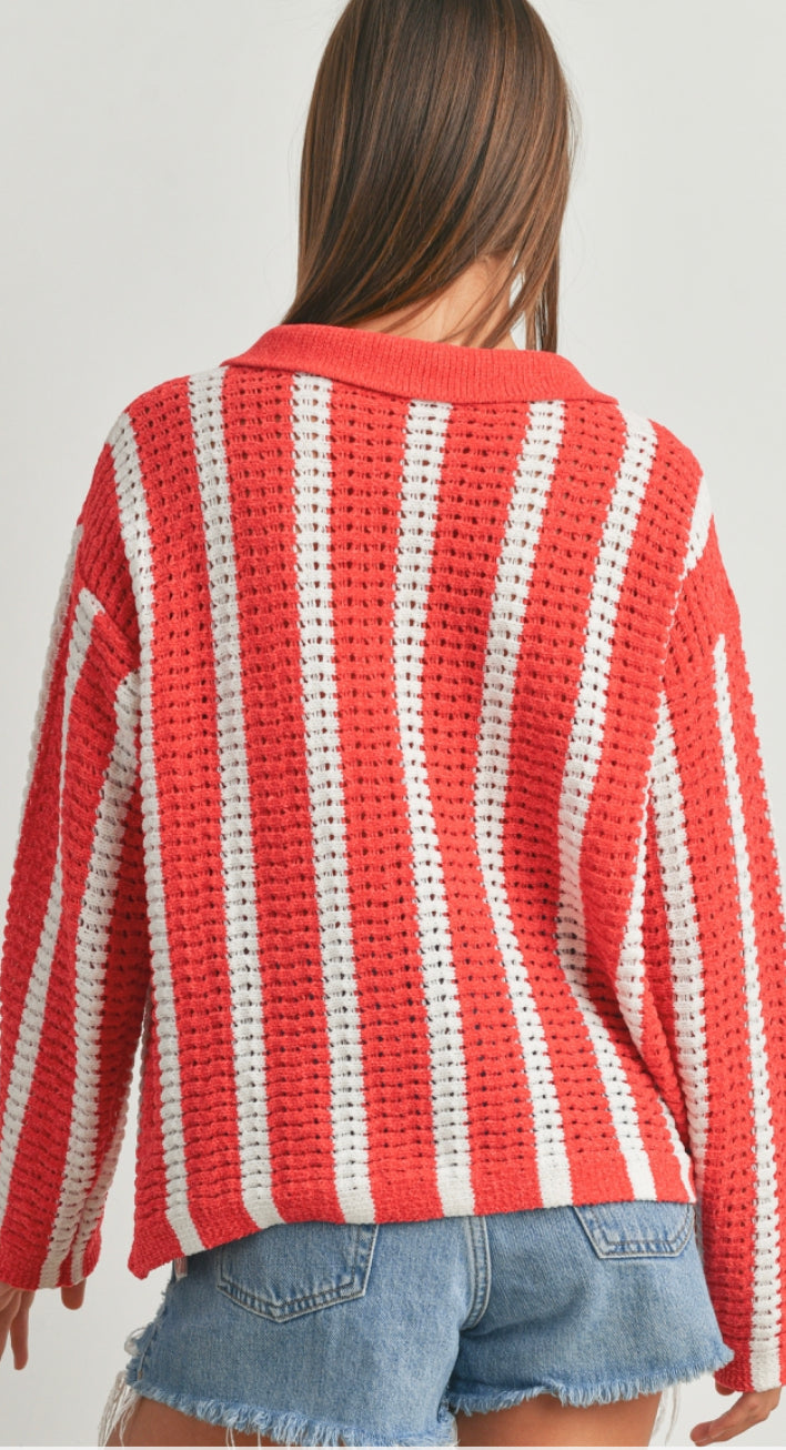 Candy Cane Sweater