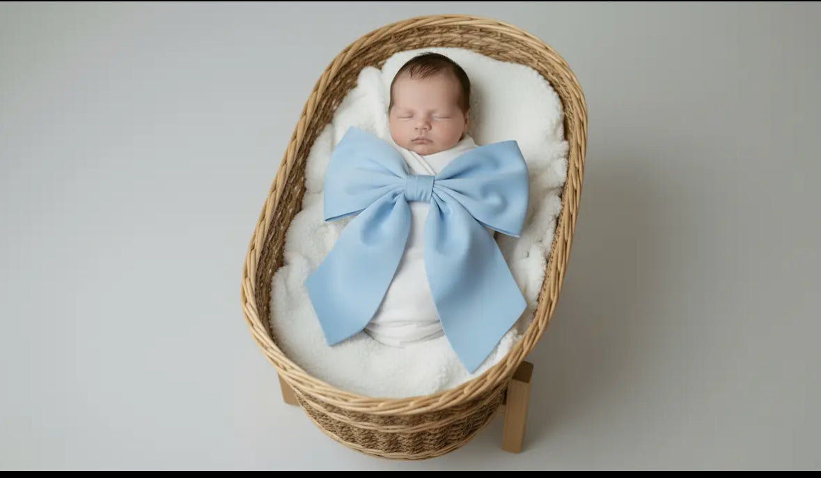 Newborn Sash With Embroidery