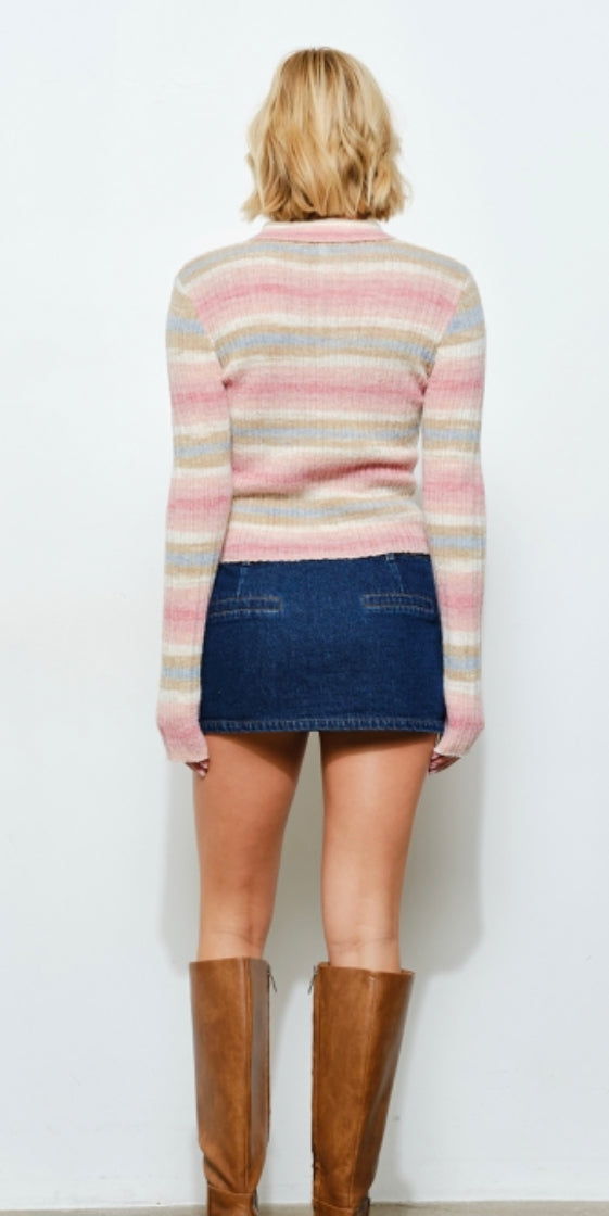 Allison Ribbed Polo