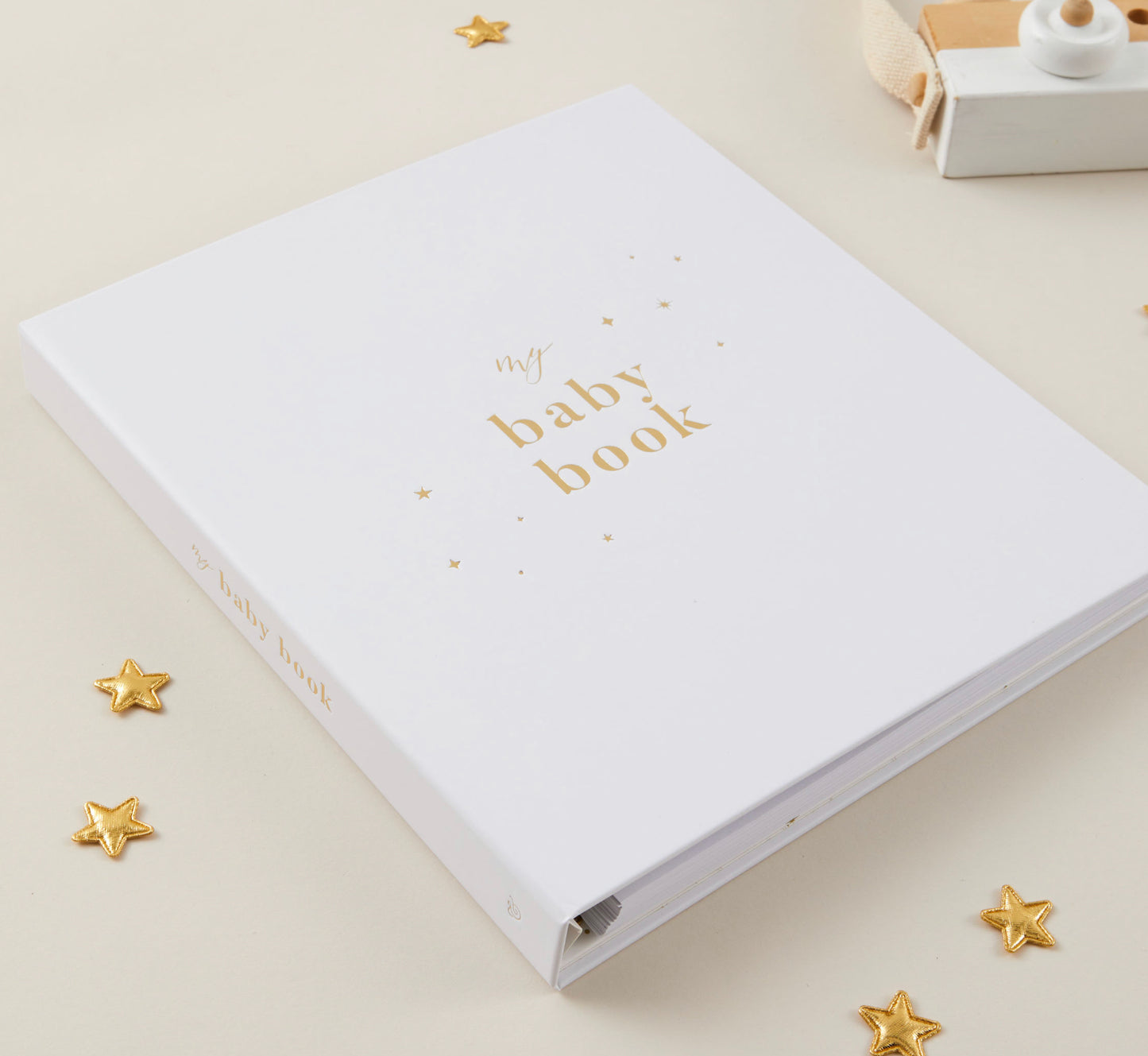 My Baby Book - Baby Memory Book - White