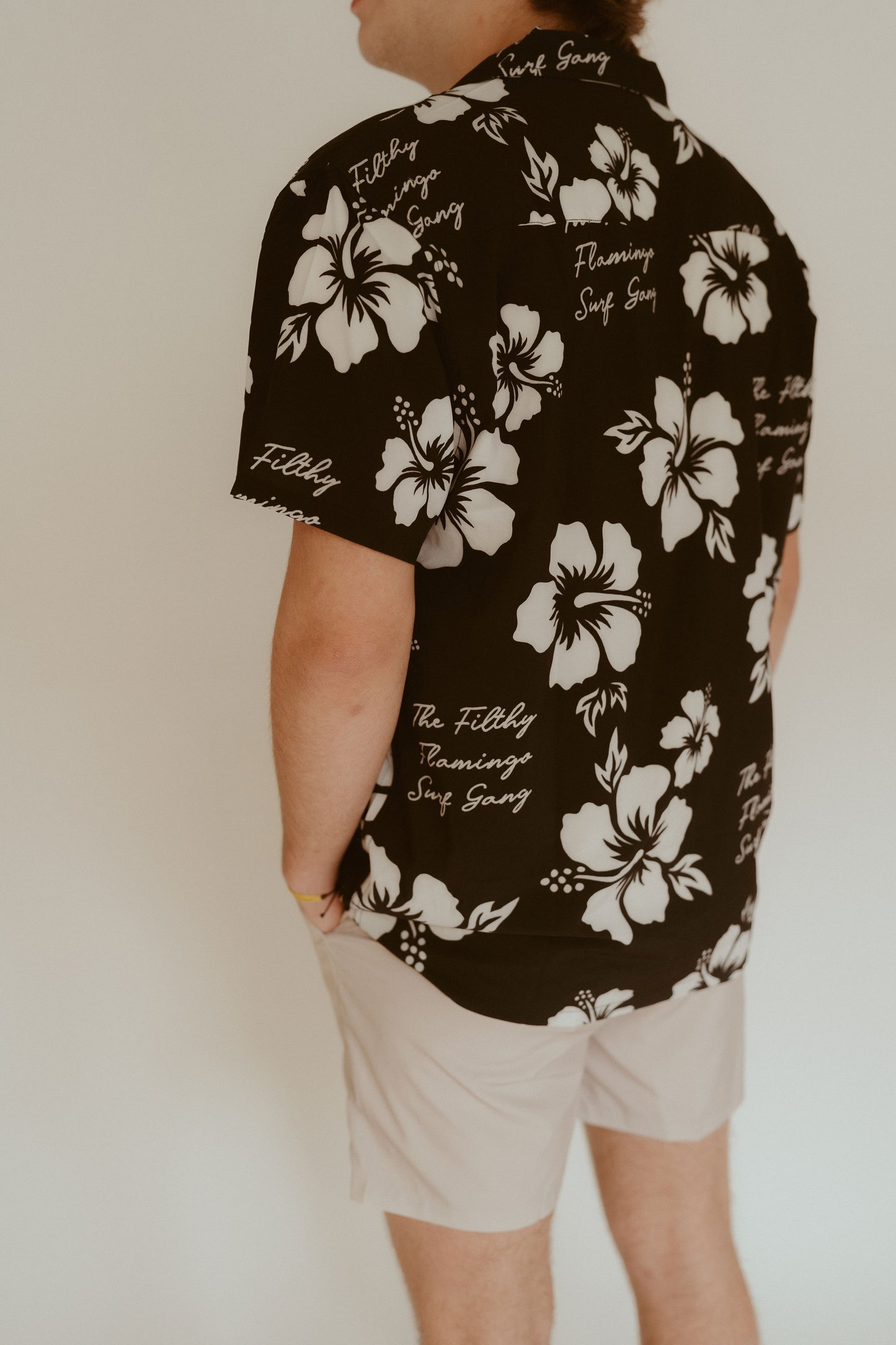 Hibiscus Buttonup Shirt - Lightweight Stretch