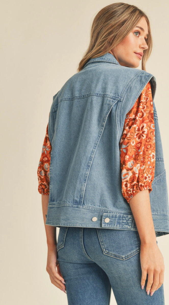 Haley Denim Vest