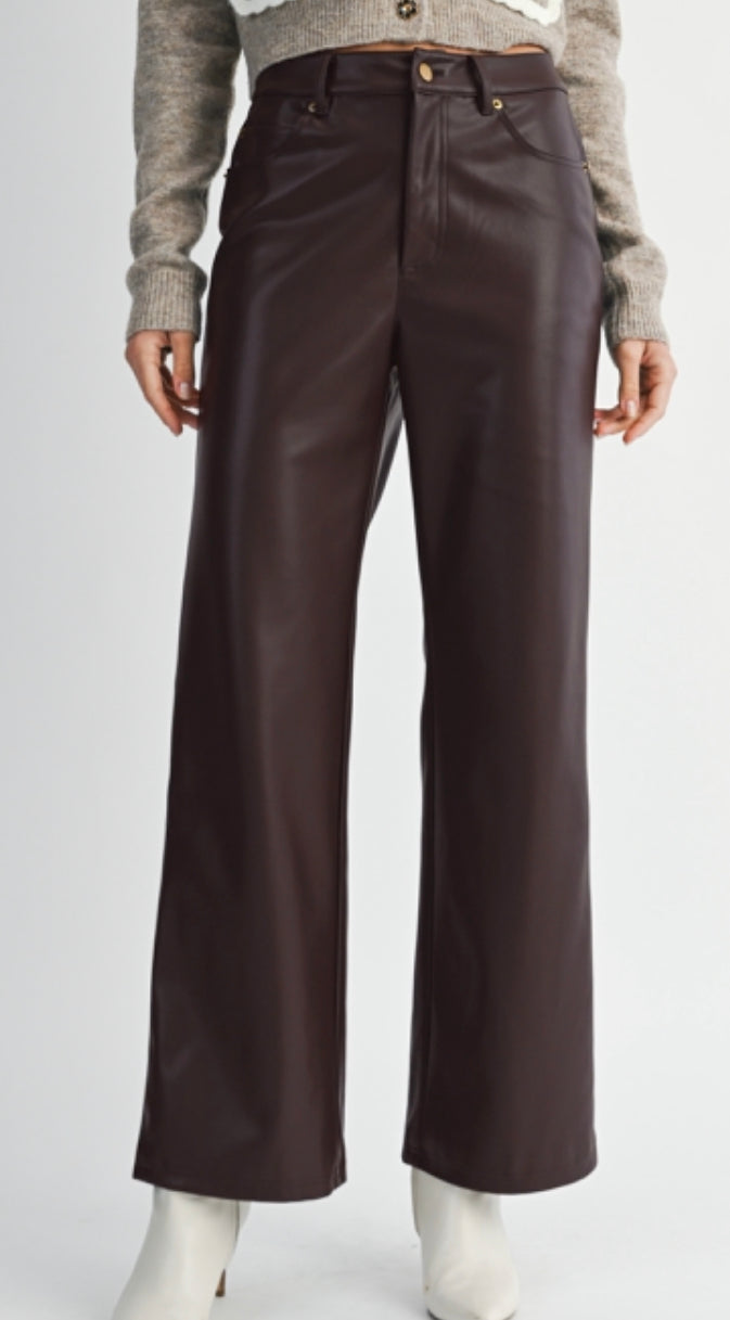 Bella Leather Pants