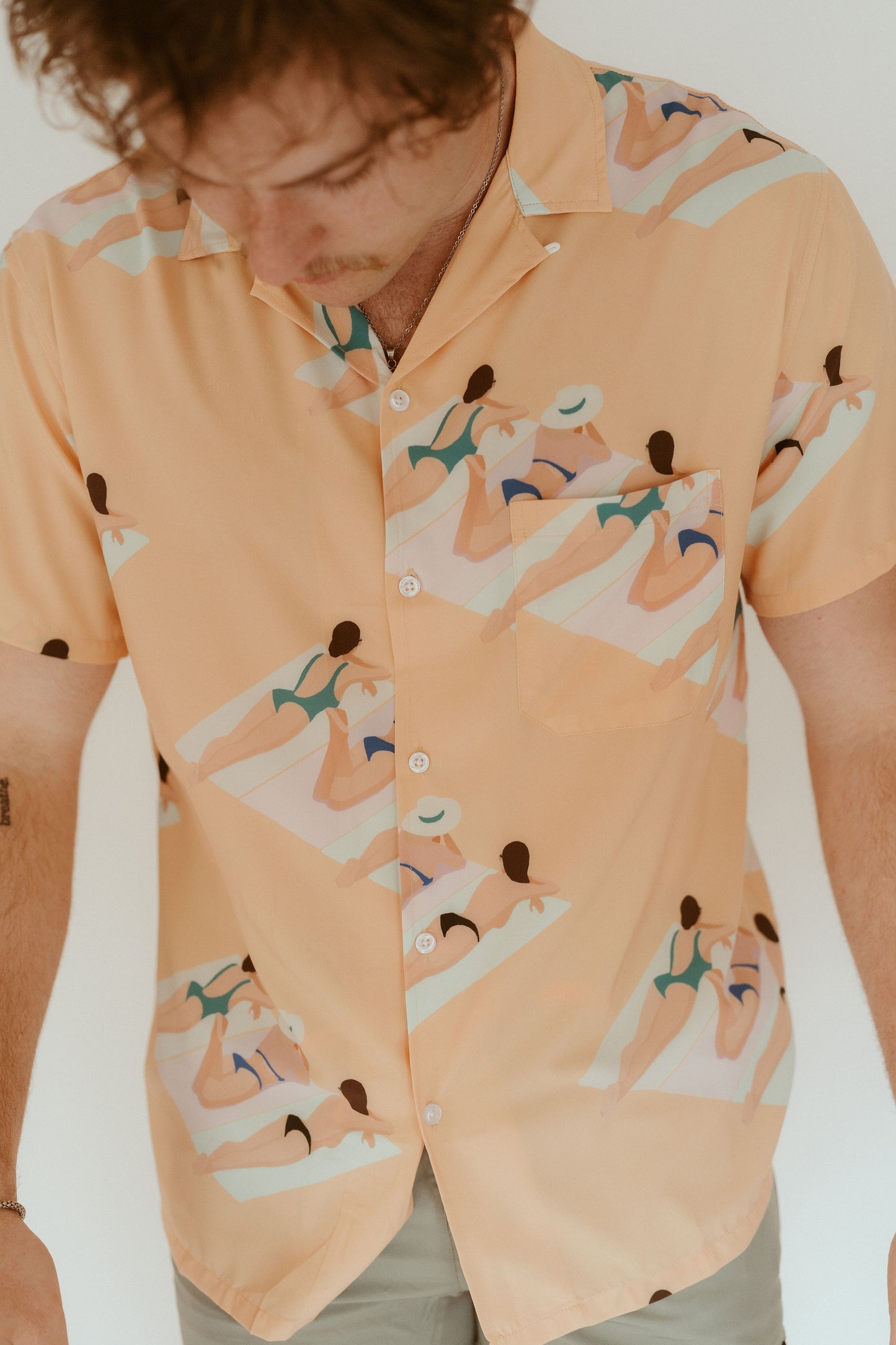Beach Day Button Up