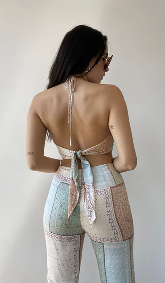 Bandana Print Jumpsuit