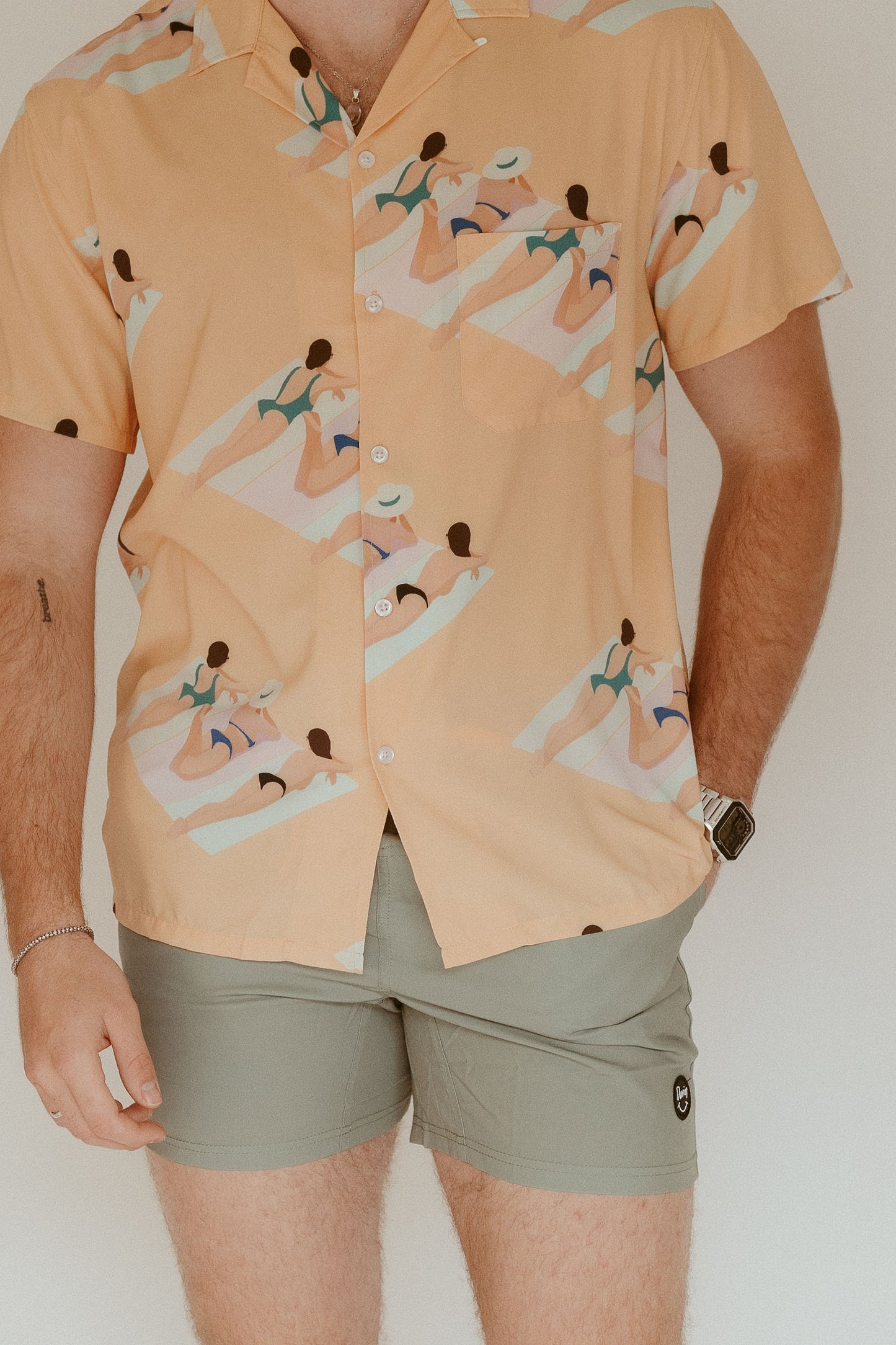 Beach Day Button Up