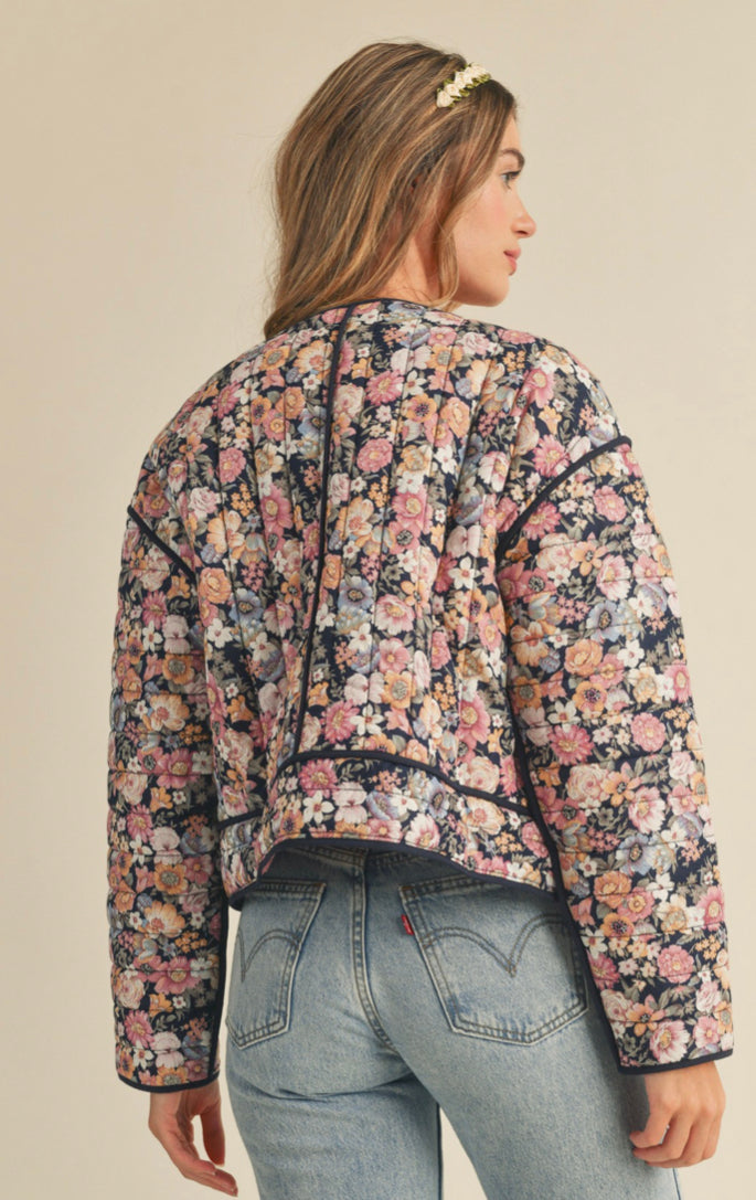 Linda Quilted Floral Jacket