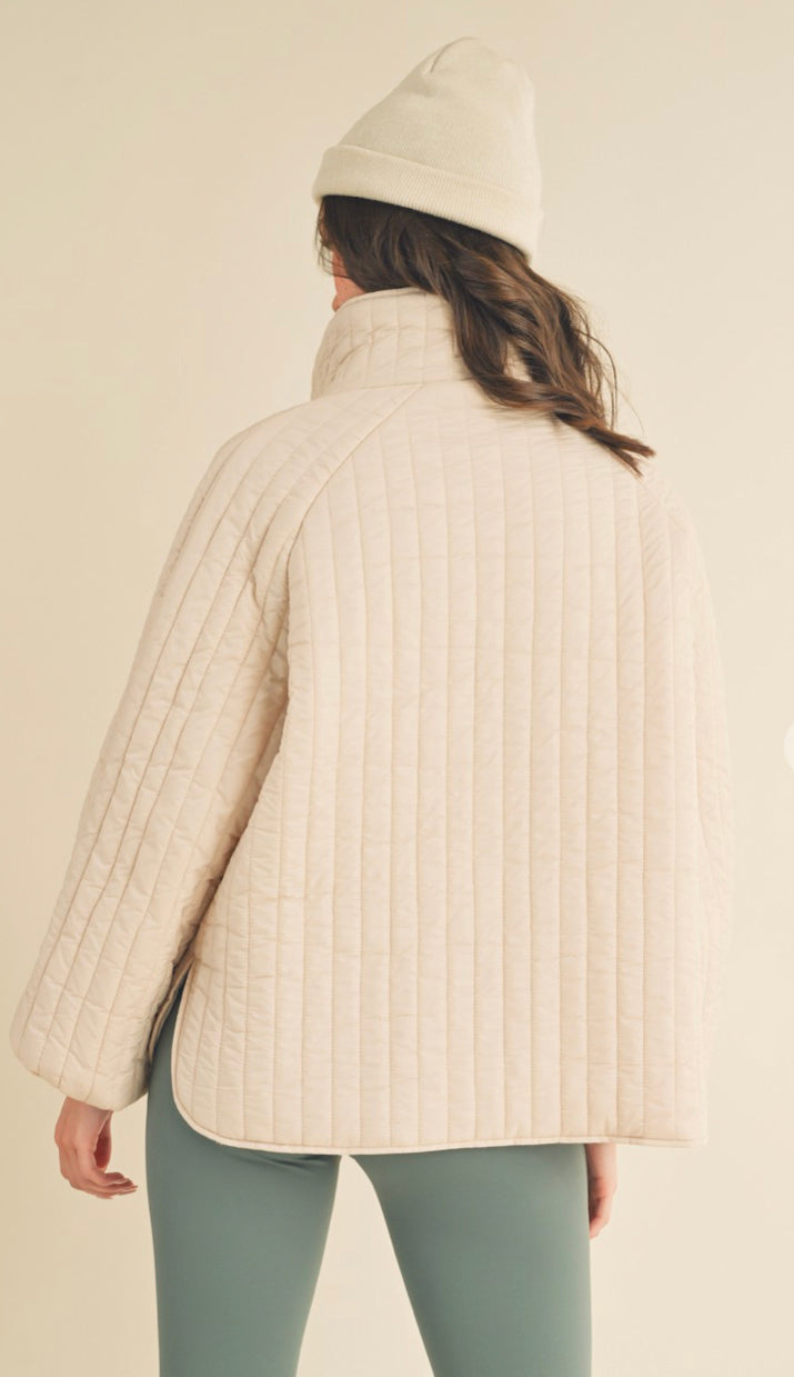 Kim Cream Quilted Jacket