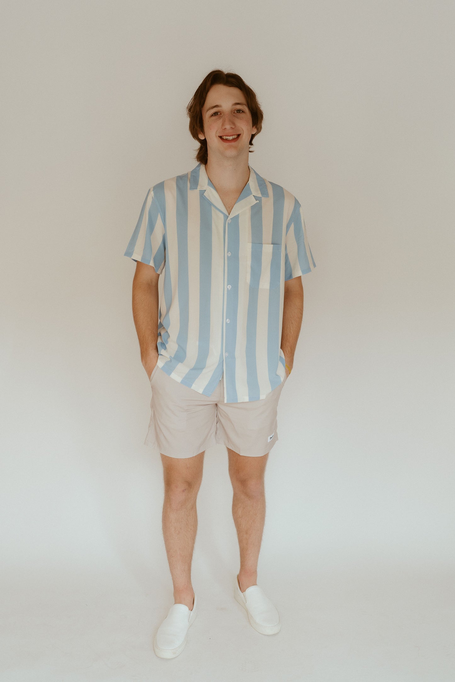 Traveler Buttonup Shirt Blue - Lightweight Stretch