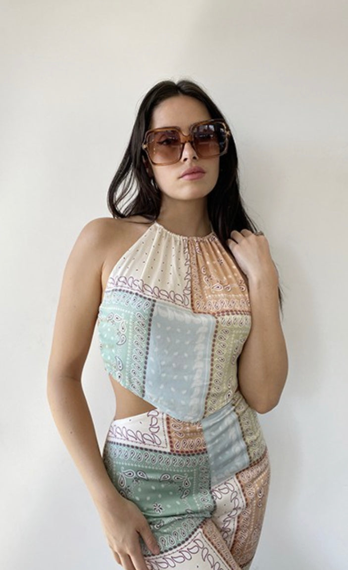 Bandana Print Jumpsuit