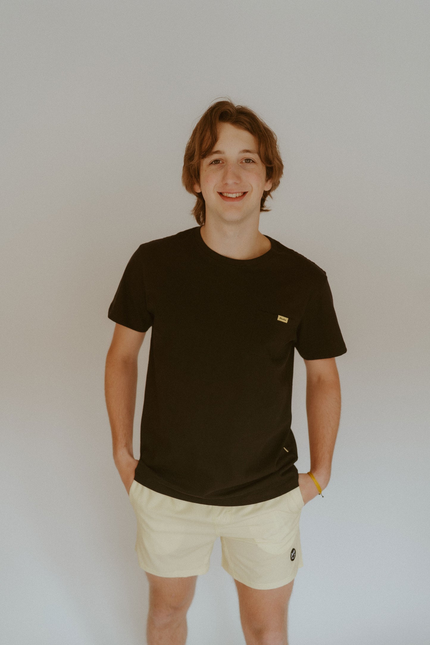 Pocket Tee-BLACK