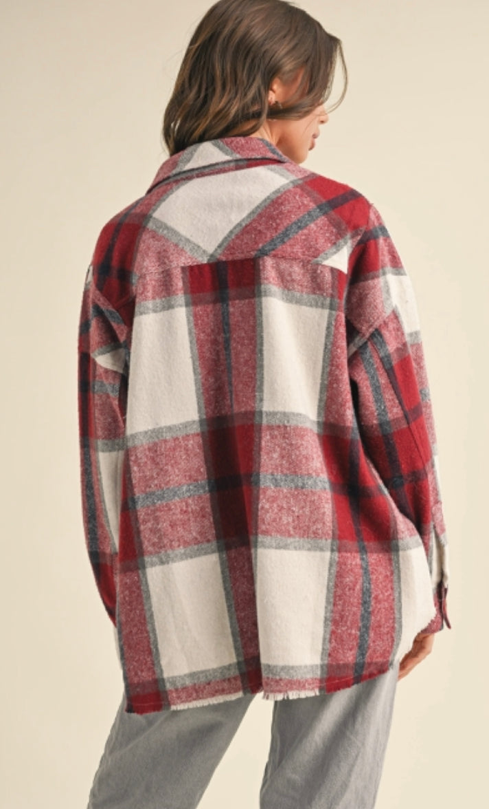 Hillary Plaid Top