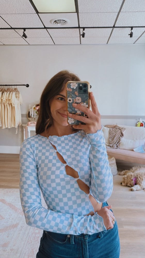 Baby Blue Top