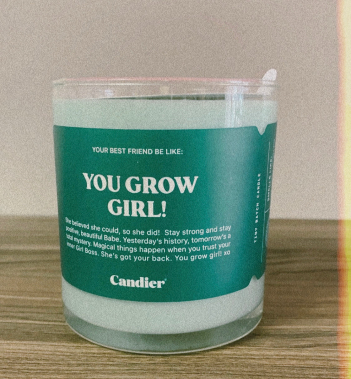 You Grow Girl Candle