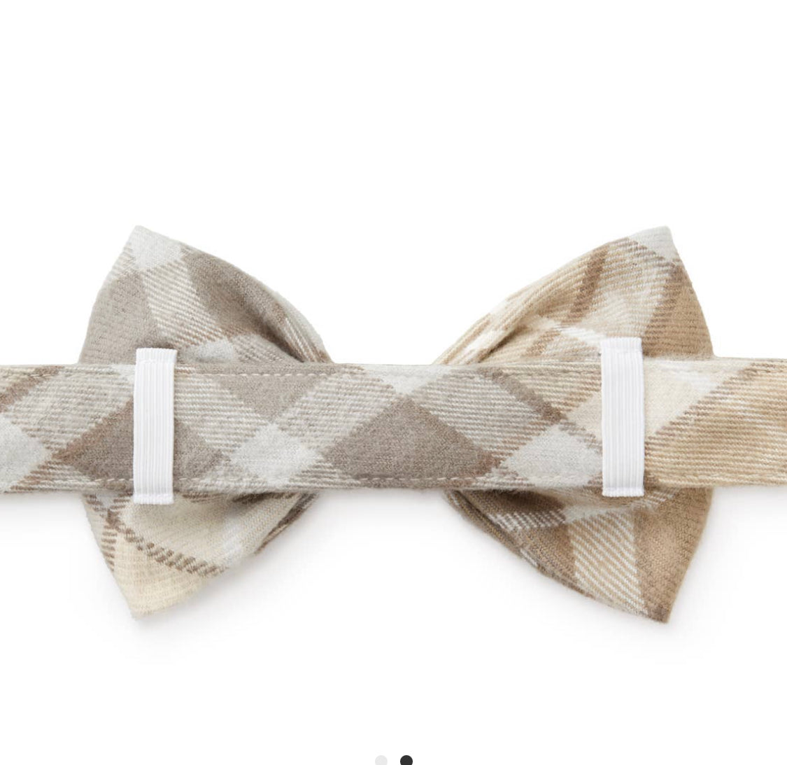 Andover Plaid Flannel Dog Bow Tie