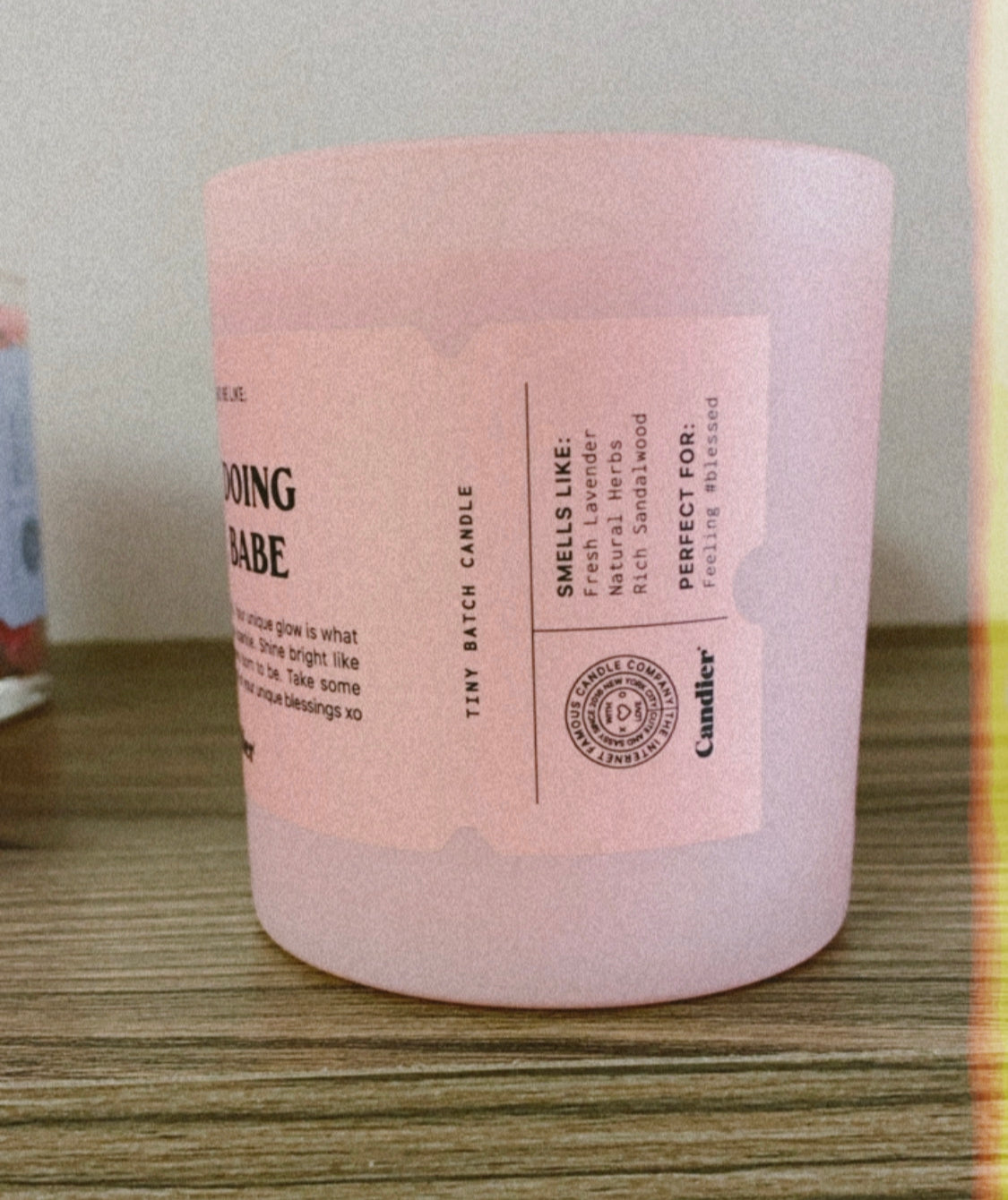 You're Doing Great Candle