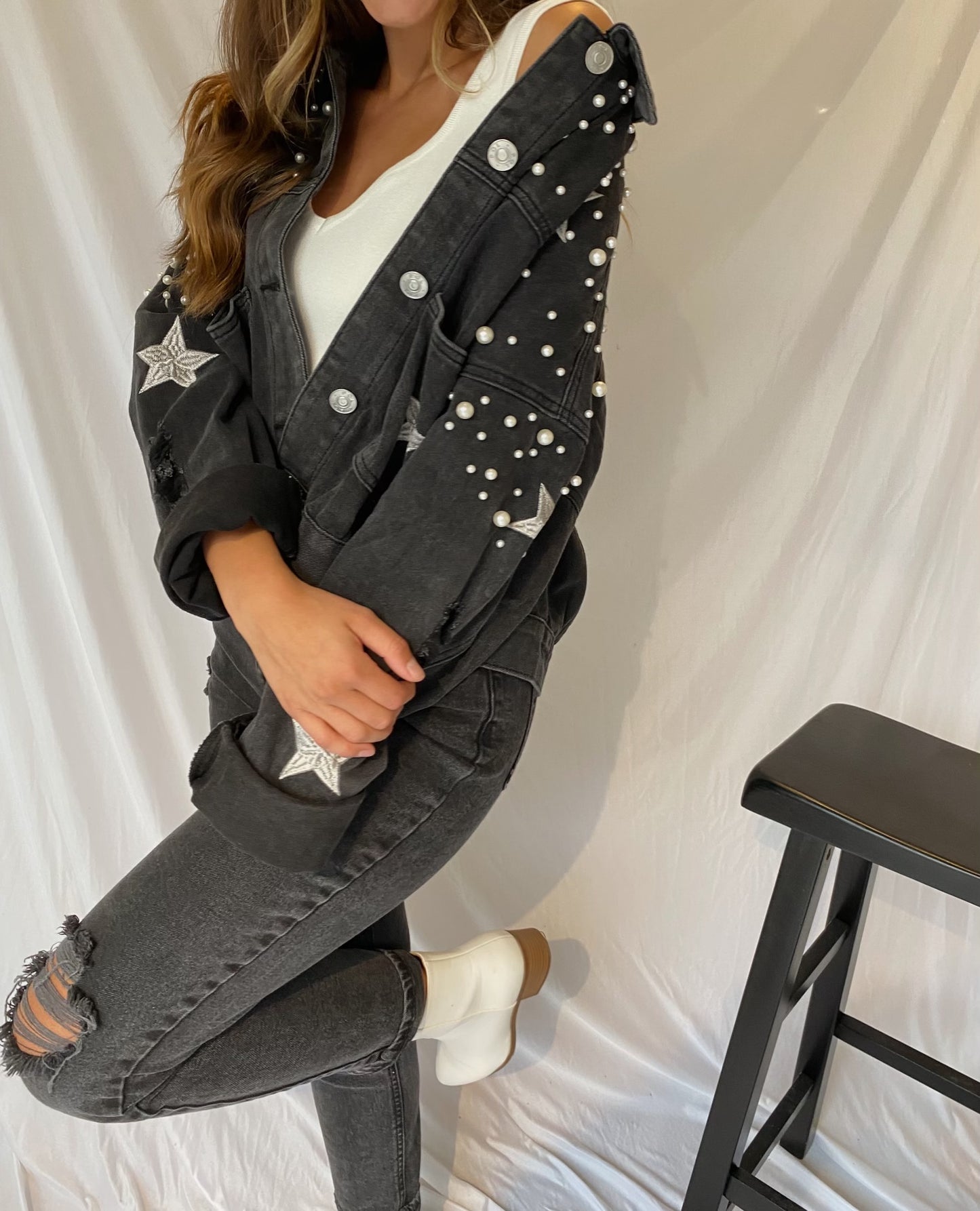 Stand Out in A Crowd Denim Jacket