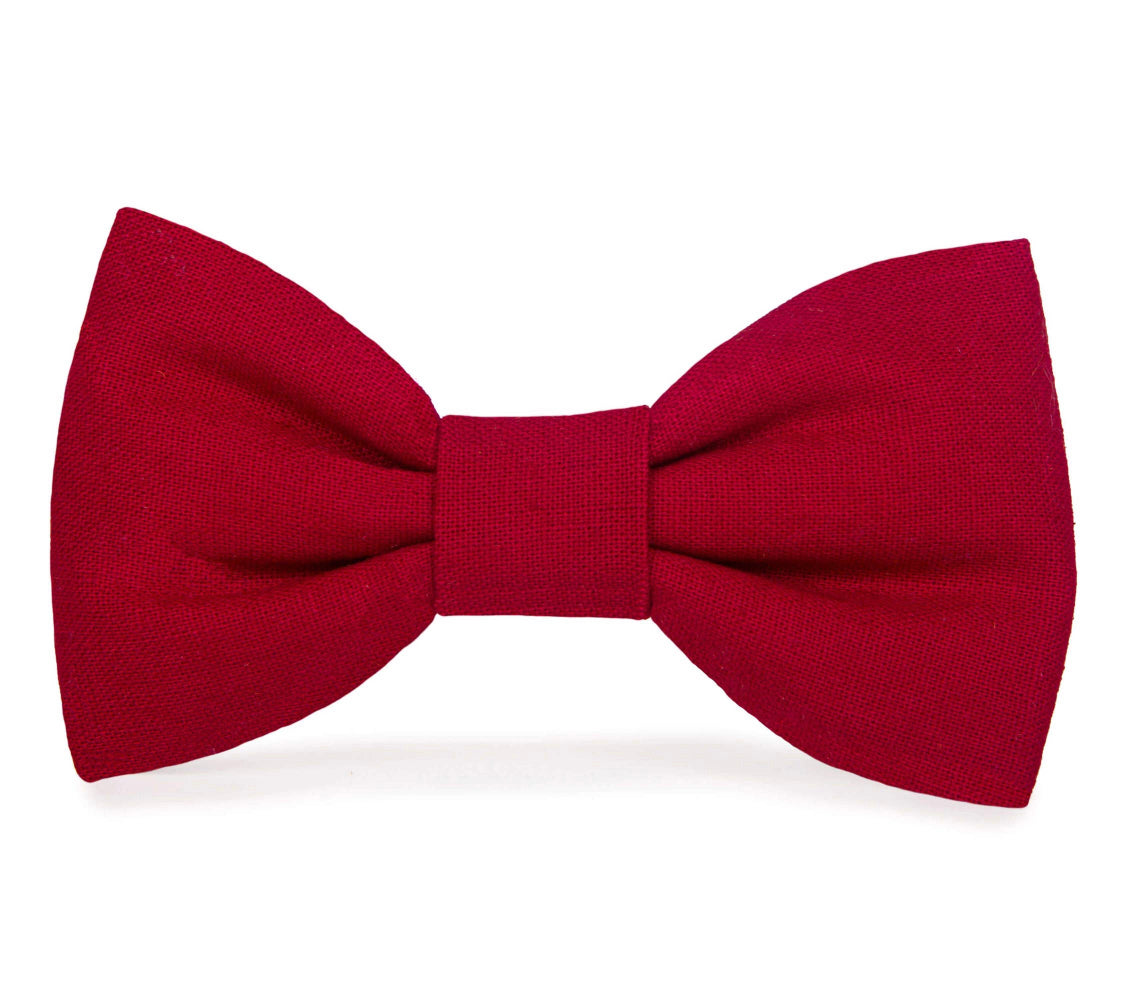 Wine dog bow tie