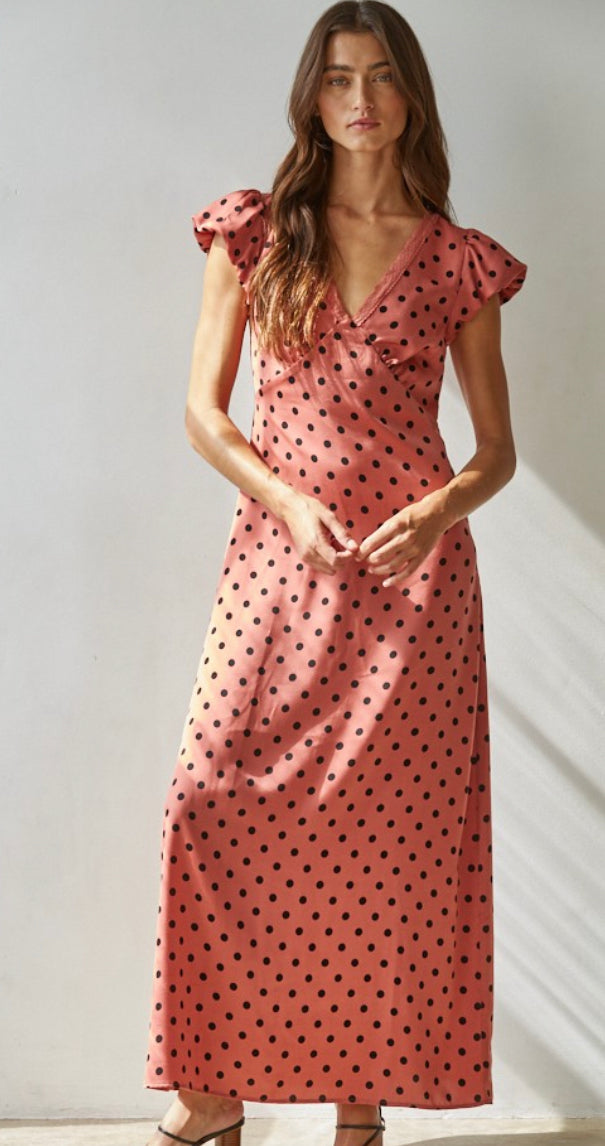 Eleine Dotted Dress