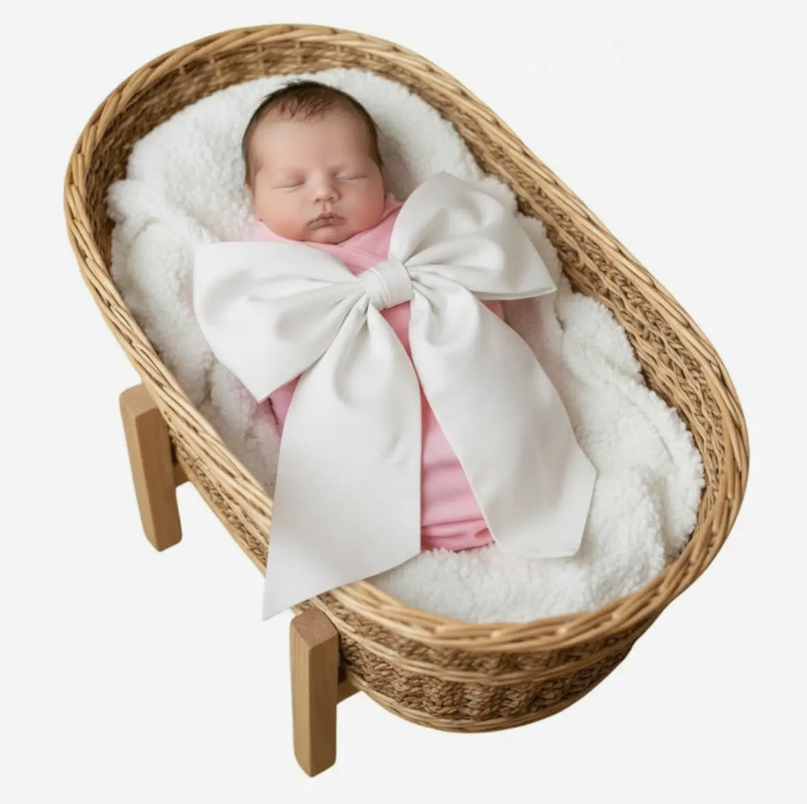 Newborn Sash With Embroidery