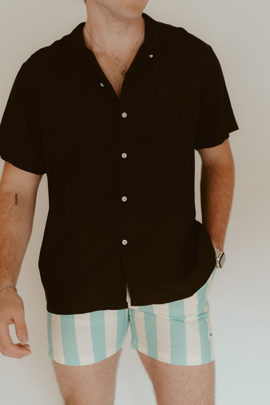 Basics Button Up Shirit BLACK