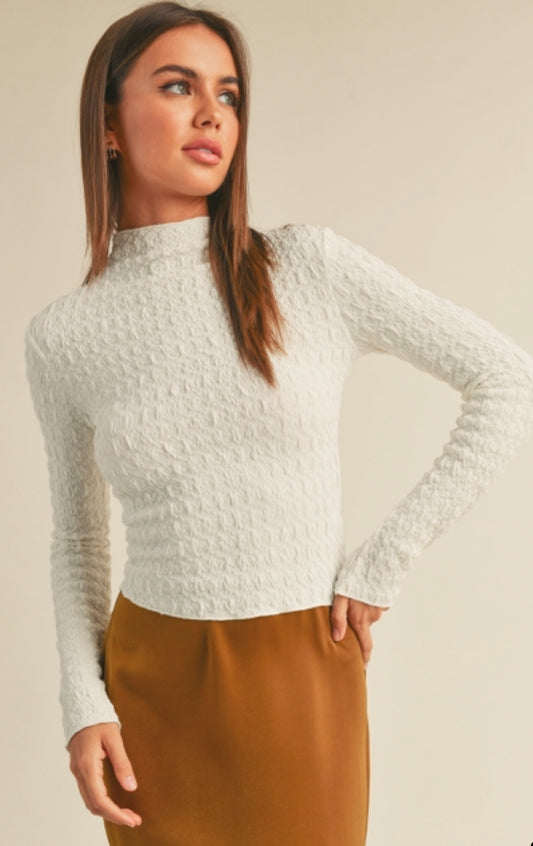 Desiree Textured Long Sleeve