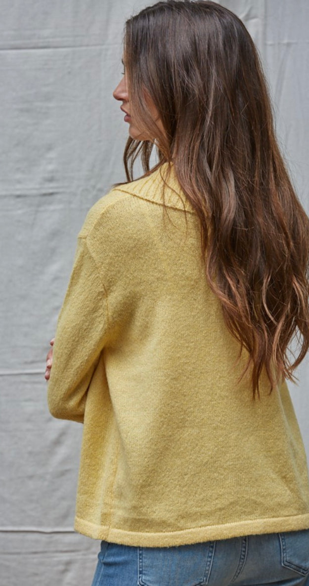 Lumi Collared Cardigan Top