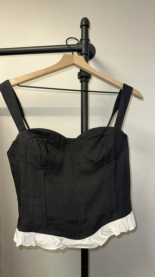 Ruffle Corset Top